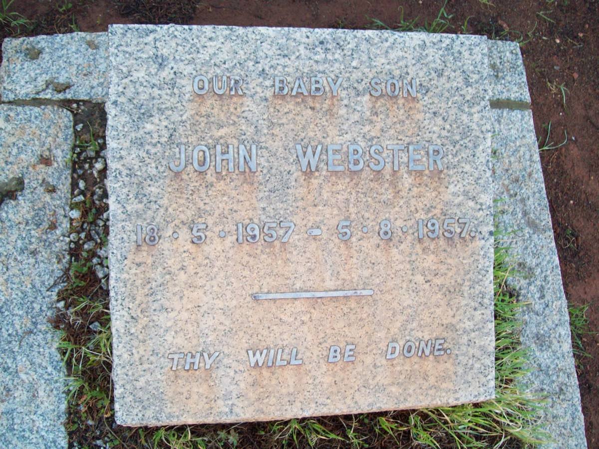WEBSTER John 1957-1957