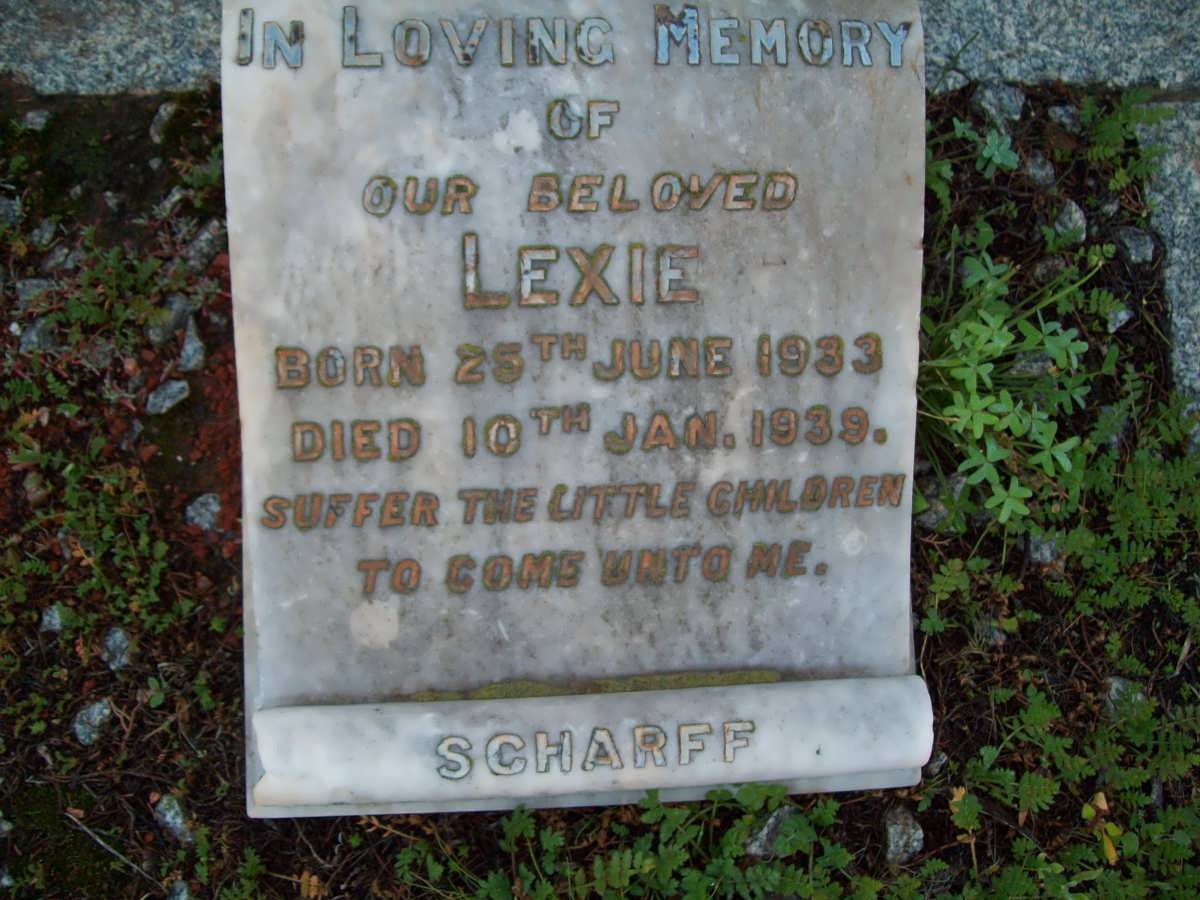 SCHARFF Lexie 1933-1939