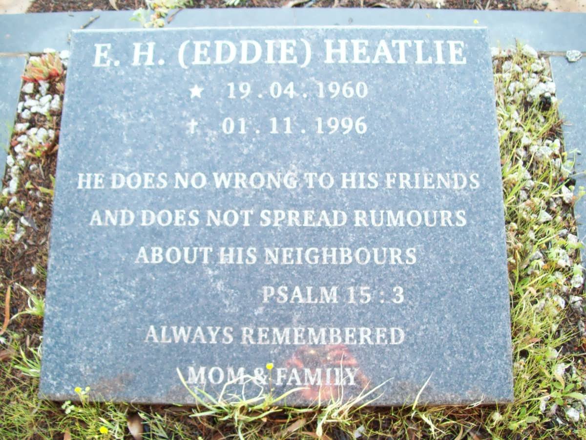HEATLIE E.H. 1960-1996