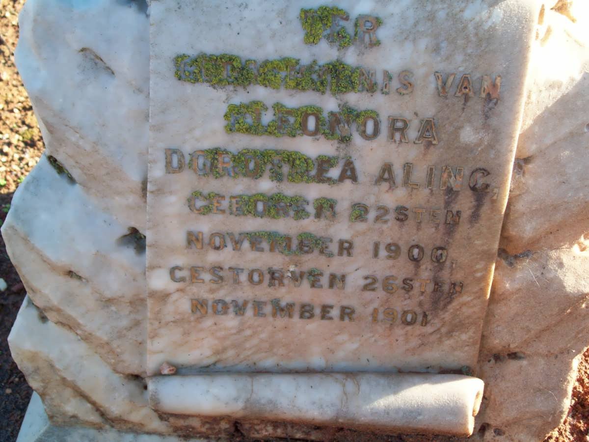 ALING Leonora Dorothea 1900-1901