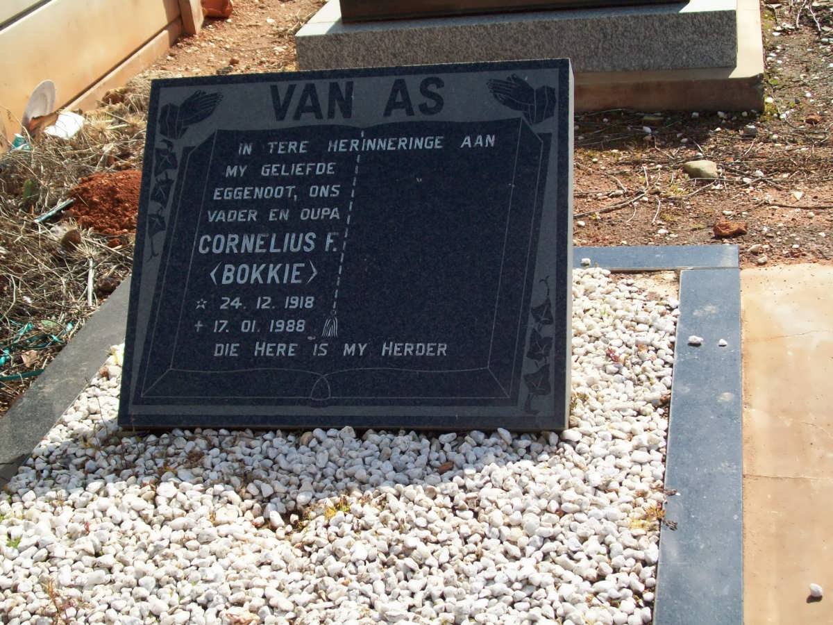 AS Cornelius F., van 1918-1988