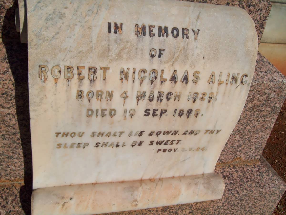 ALING Robert Nicolaas 1828-1889