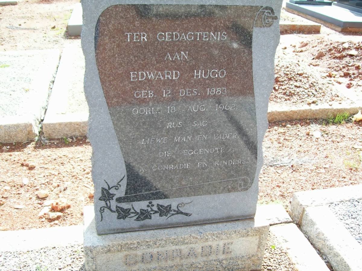 CONRADIE Edward Hugo 1883-1962