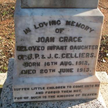 CELLIERS Joan Grace 1912-1913