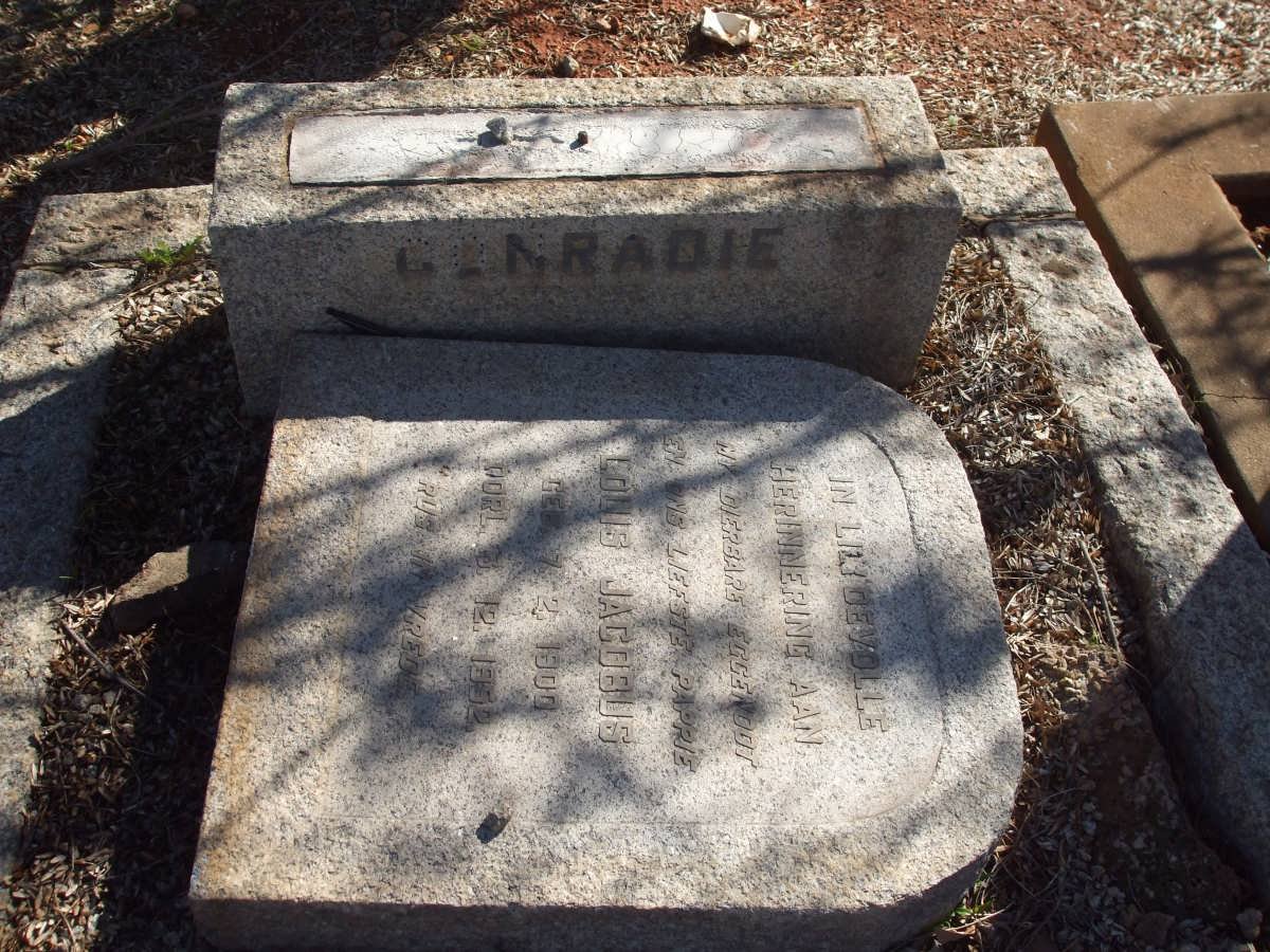 CONRADIE Louis Jacobus 1900-1952