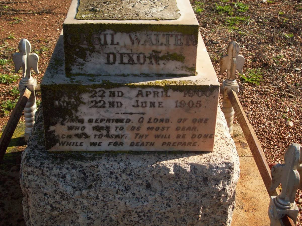 DIXON Cecil Walter 1900-1905