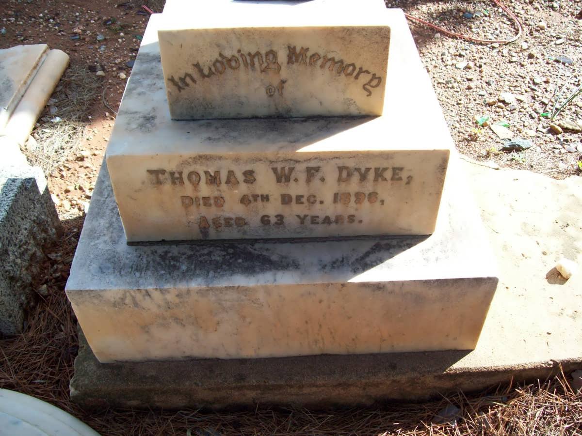 DYKE Thomas W.F. -1896