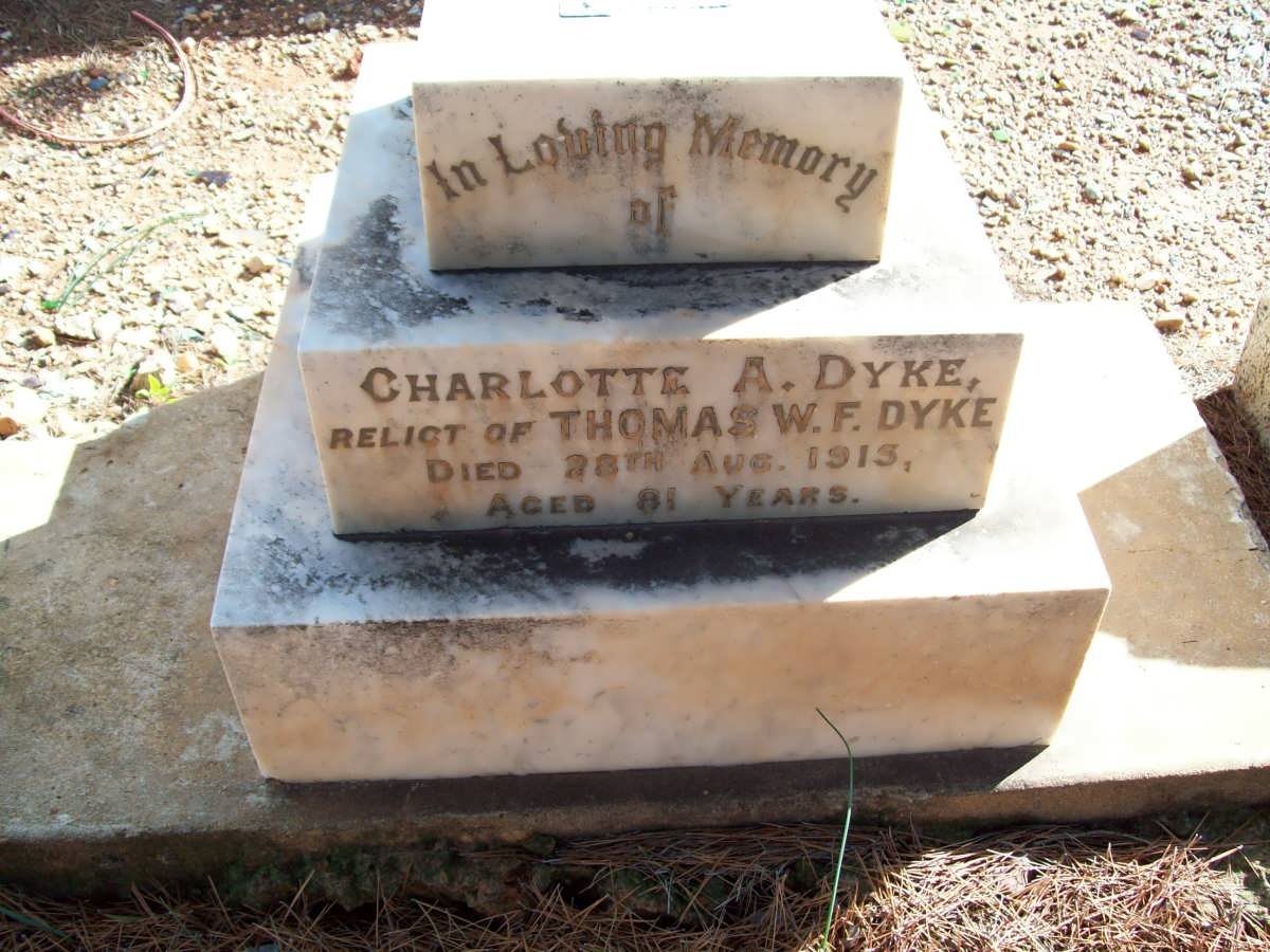 DYKE Charlotte A. -1915
