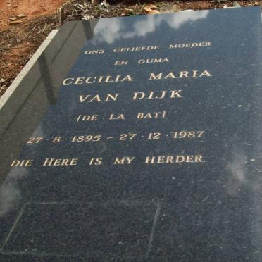 DIJK Cecilia Maria, van nee DE LA BAT 1895-1987