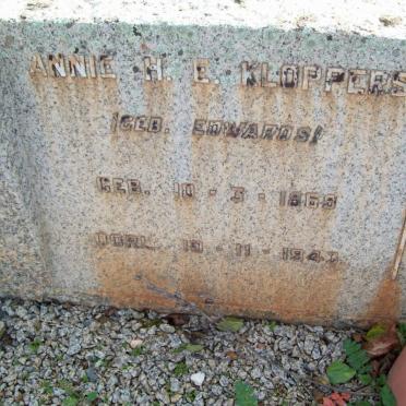 EDWARDS Annie H.E.  1869-1943