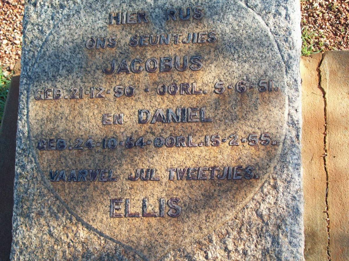 ELLIS Jacobus 1950-1951 :: ELLIS Daniel 1954-1955