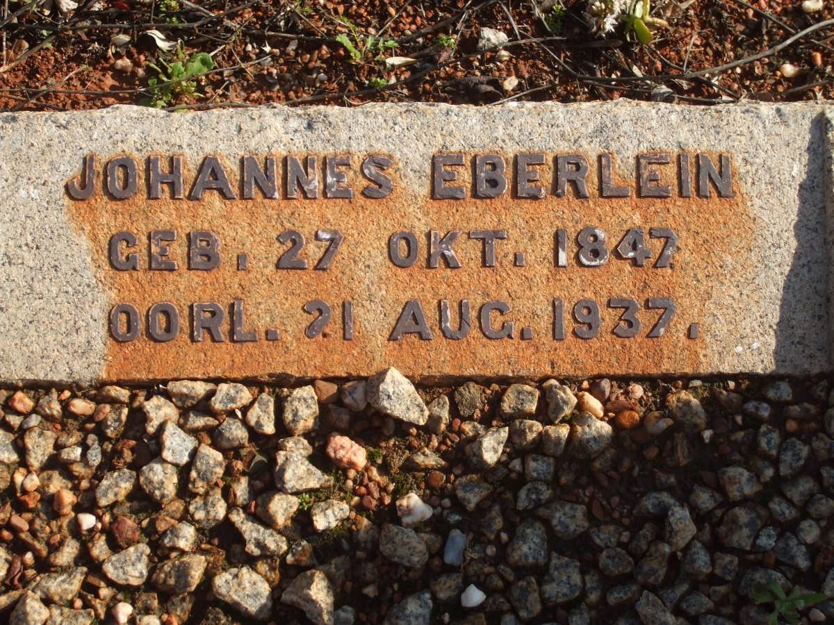 EBERLEIN Johannes 1847-1937