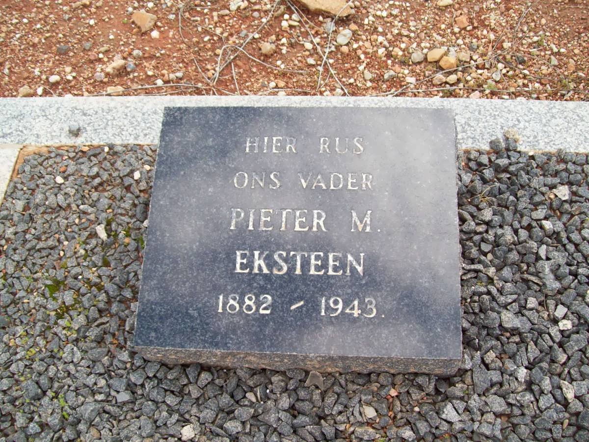 EKSTEEN Pieter M. 1882-1943