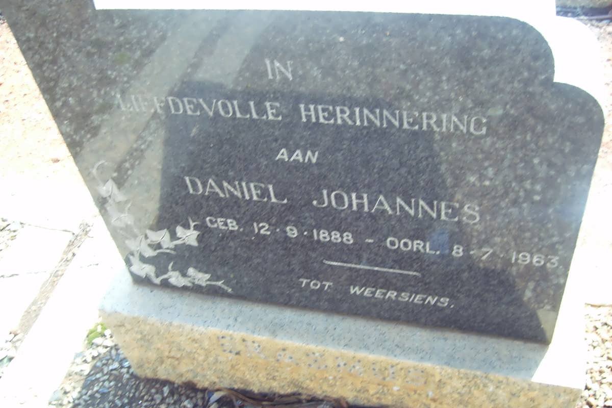 ERASMUS Daniel Johannes 1888-1963