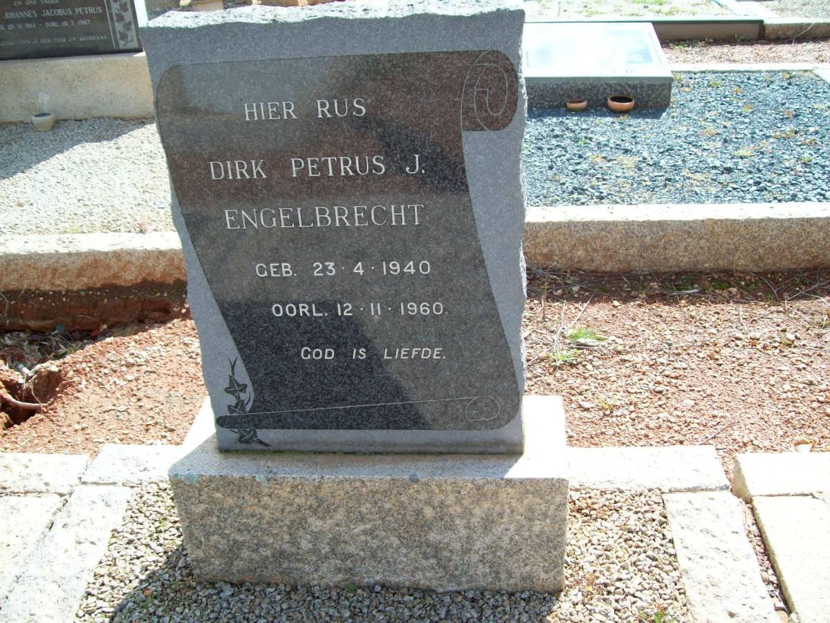 ENGELBRECHT Dirk Petrus J. 1940-1960