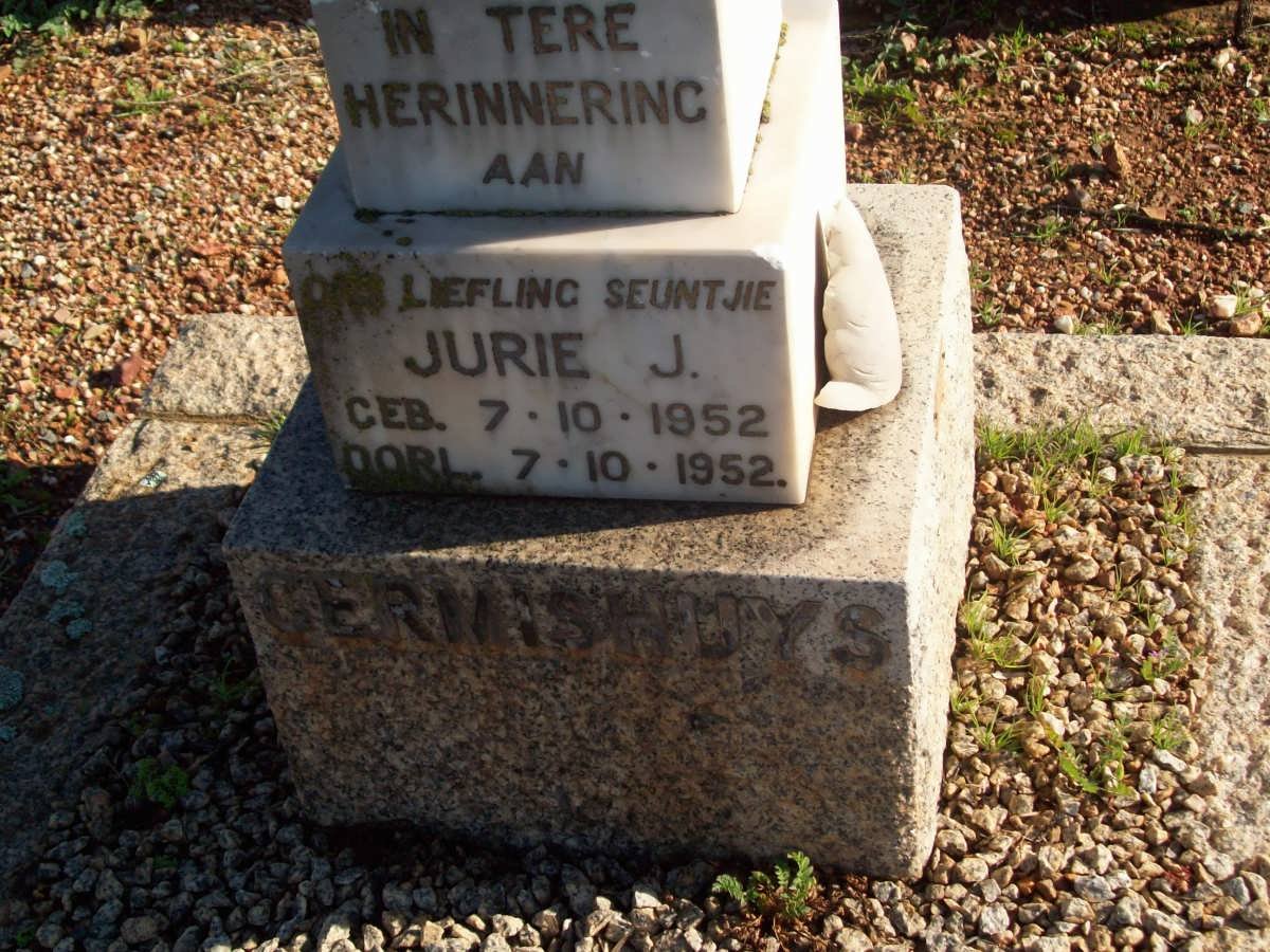 GERMISHUYS Jurie J. 1952-1952