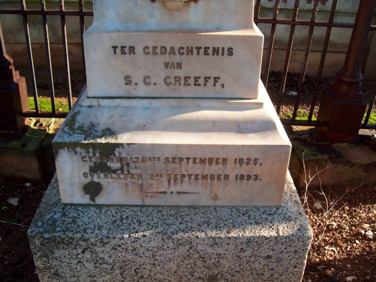 GREEFF S.C. 1825-1893