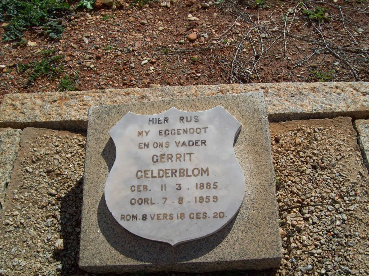 GELDERBLOM Gerrit 1885-1959