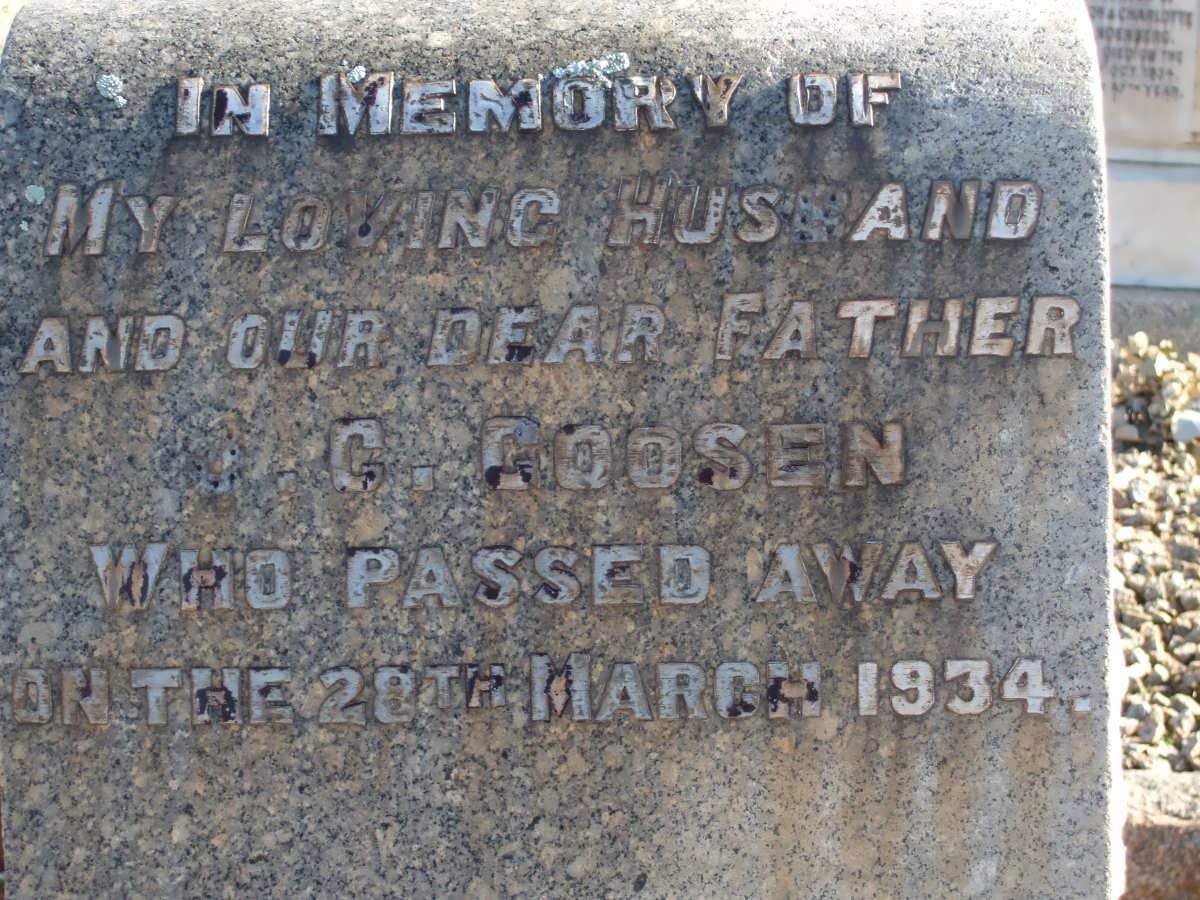 GOOSEN ?.C. -1934