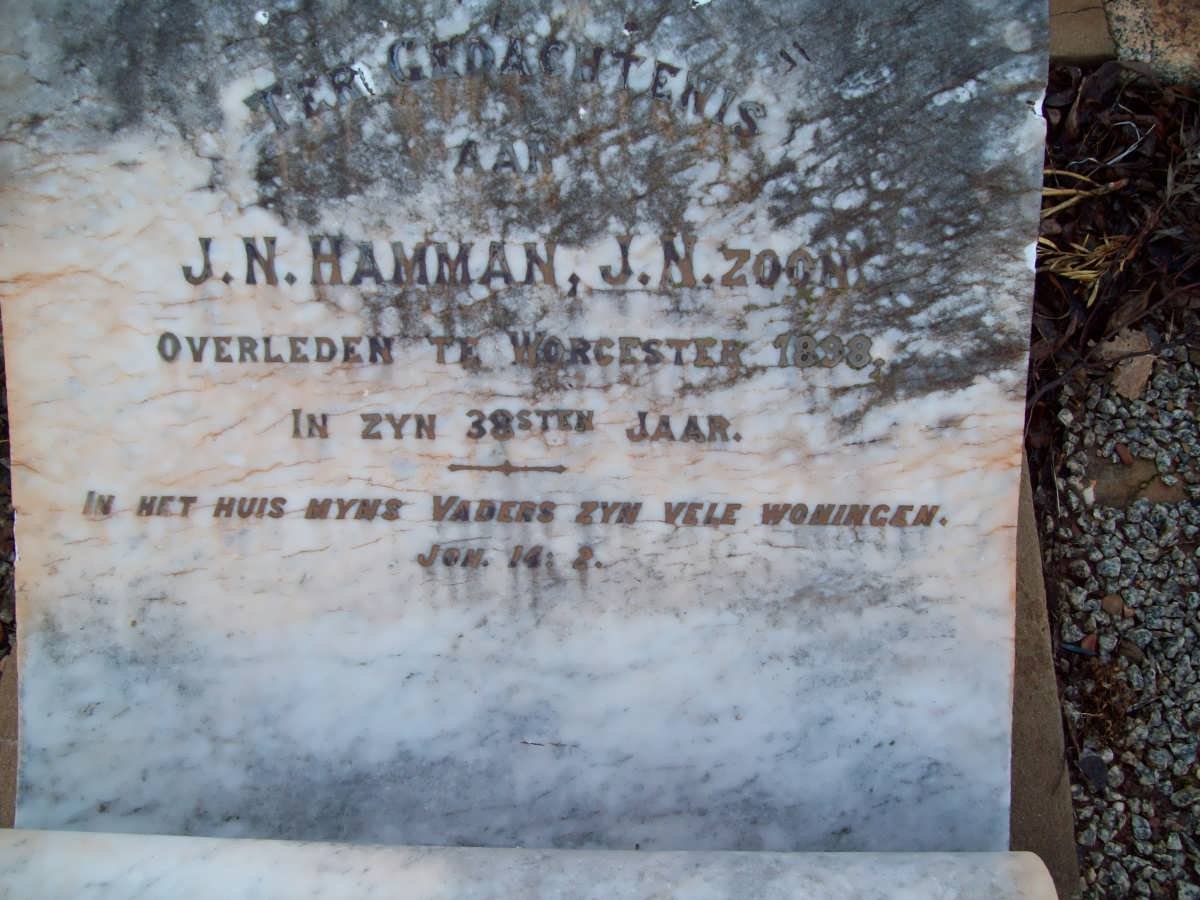 HAMMAN J.N. -1898