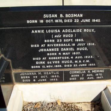 HUGO :: DE VOS :: HEATLIE :: BOSMAN :: ROUX :: MEIRING :: ALLPORT