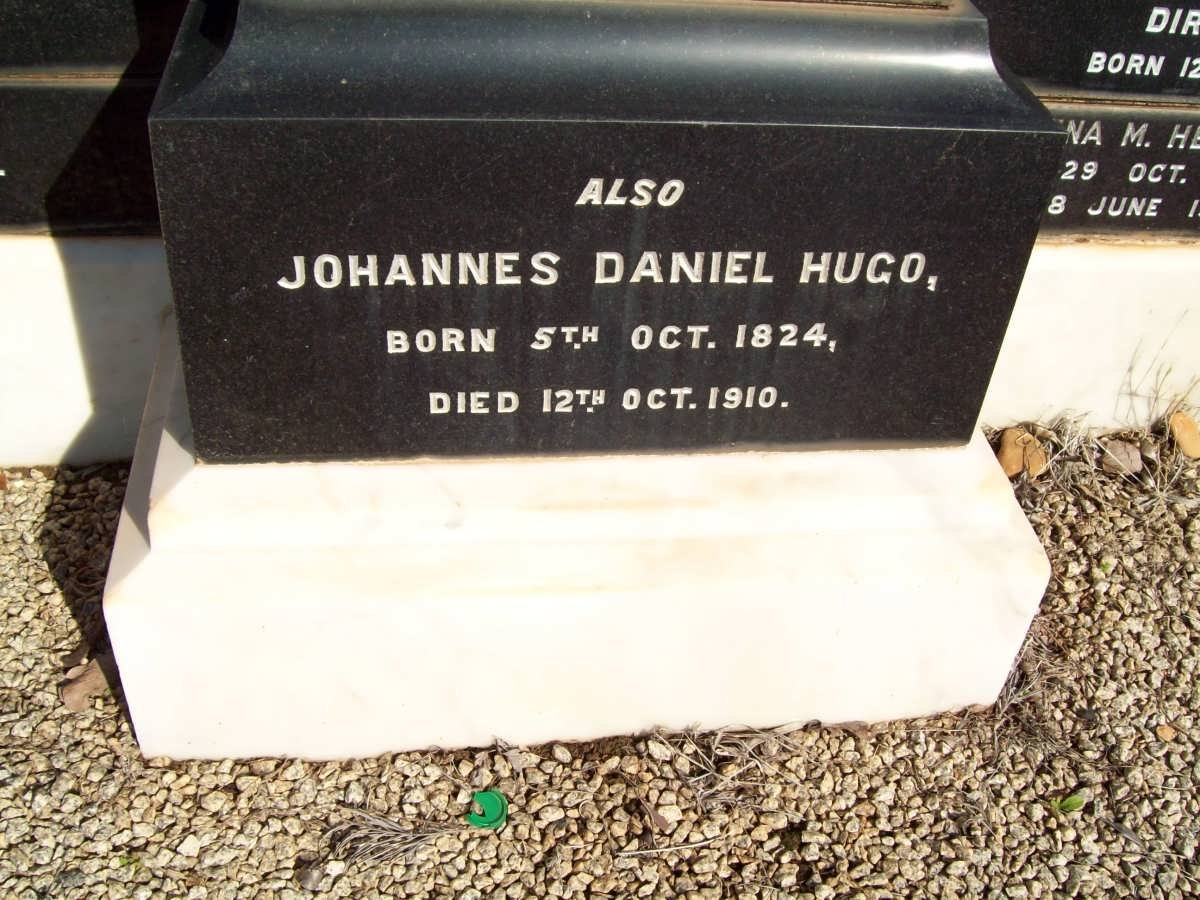 HUGO Johannes Daniel 1824-1910