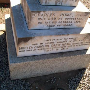 HOME Charles -1908 &amp; Brietta Caroline Drew VON LUDWIG -1955