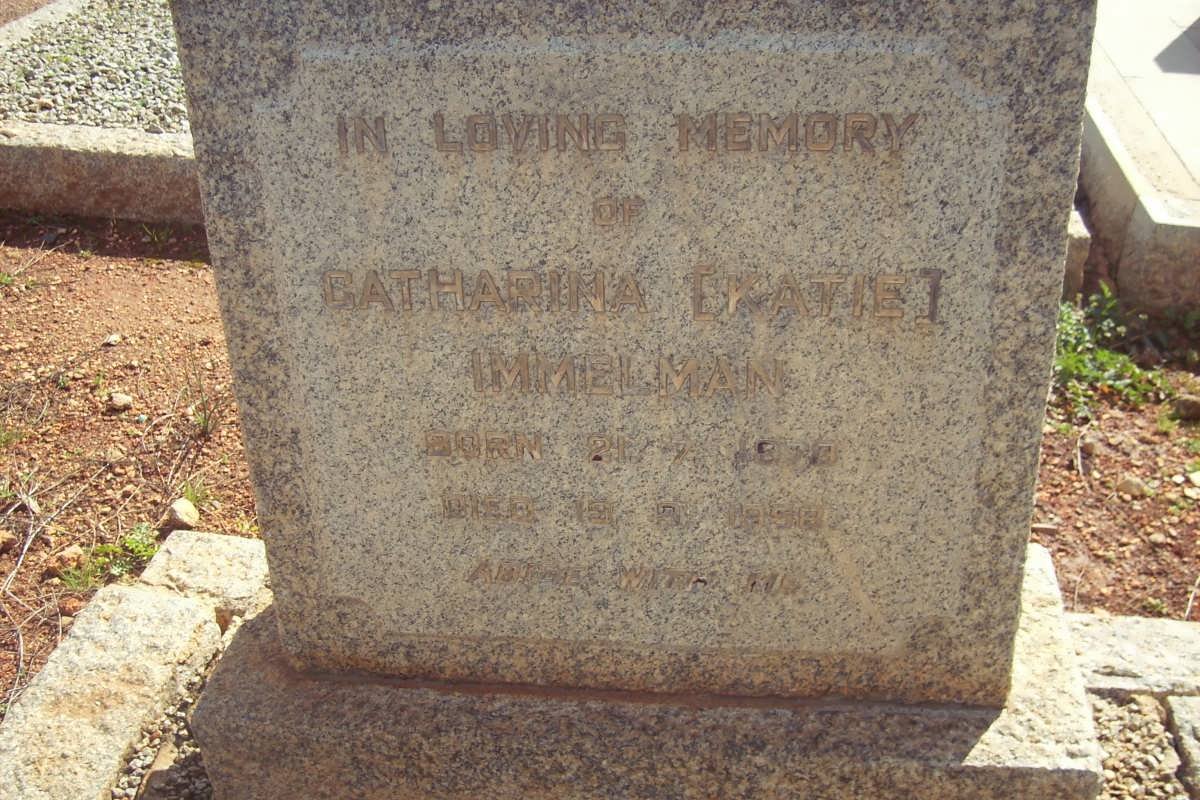 IMMELMAN Catharina 187?-195?