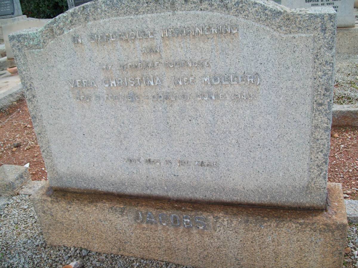 JACOBS Vera Christina MOLLER 1916-1943