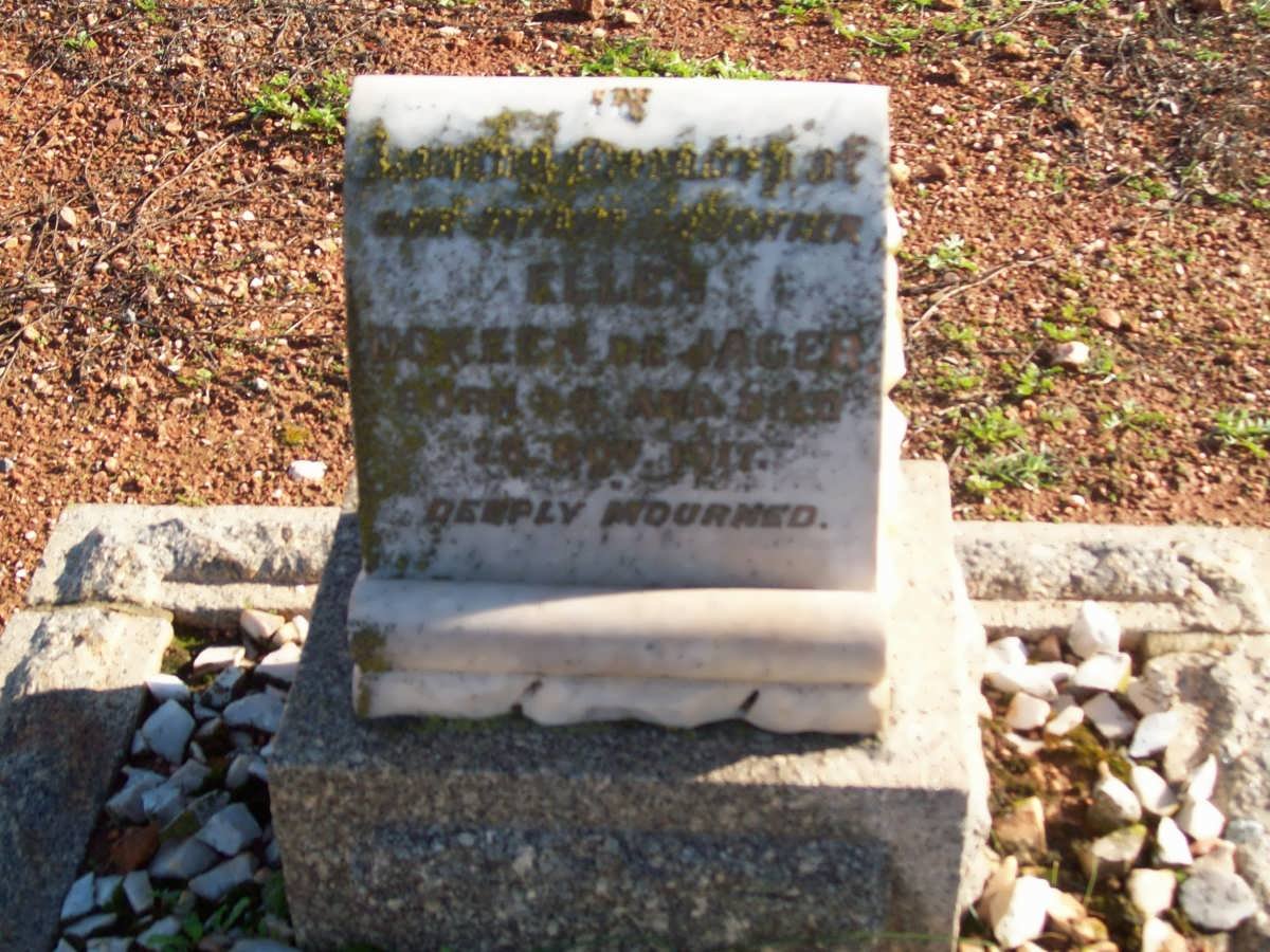 JAGER Ellen doreen, de -1917