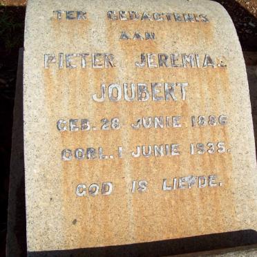 JOUBERT Pieter Jeremia 1886-1935