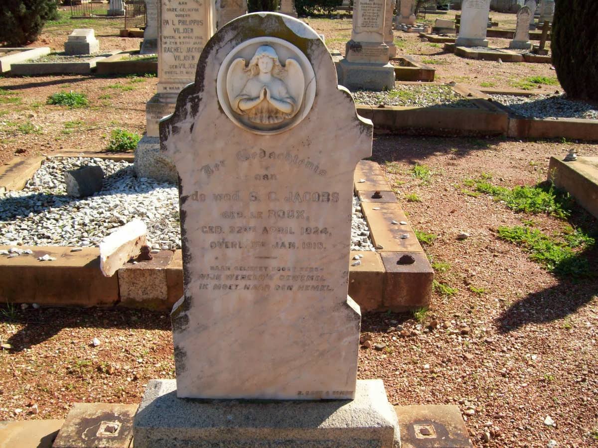 JACOBS S.C. nee LE ROUX 1824-1910