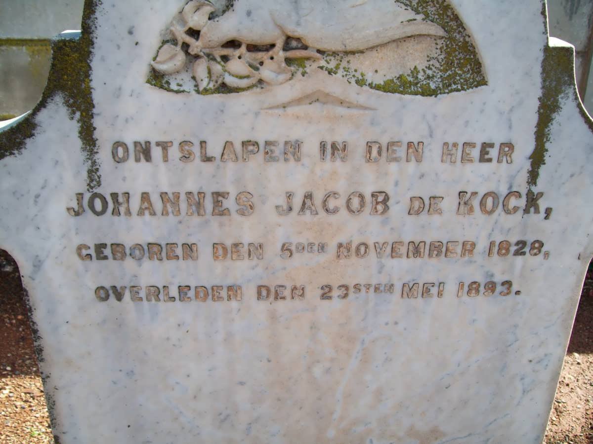 KOCK Johannes Jacob, de 1828-1893