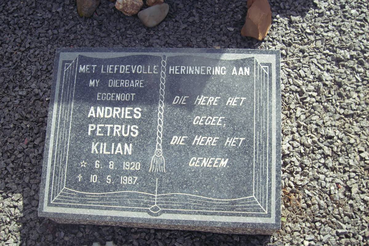 KILIAN Andries Petrus 1920-1987