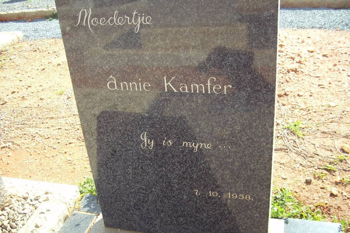 KAMFER Annie -1958