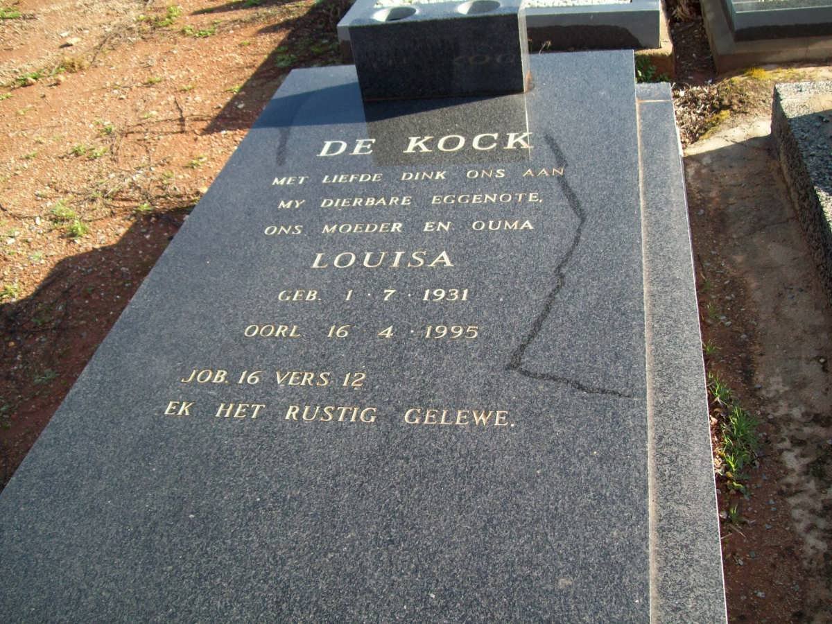 KOCK Louisa, de 1931-1995