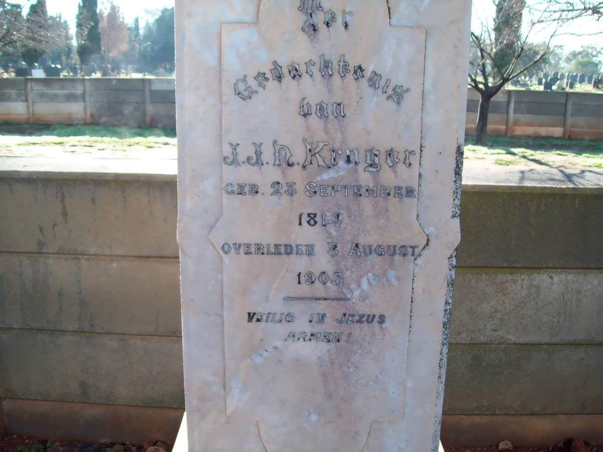 KRUGER J.J.N. 1814-1903 &amp; Aletta Helena FRASER 1855-1928