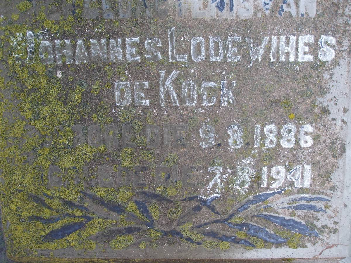 KOCK Johannes Lodewihes, de 1886-1941