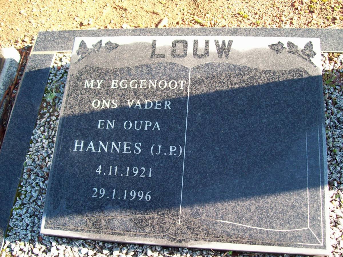 LOUW J.P. 1921-1996