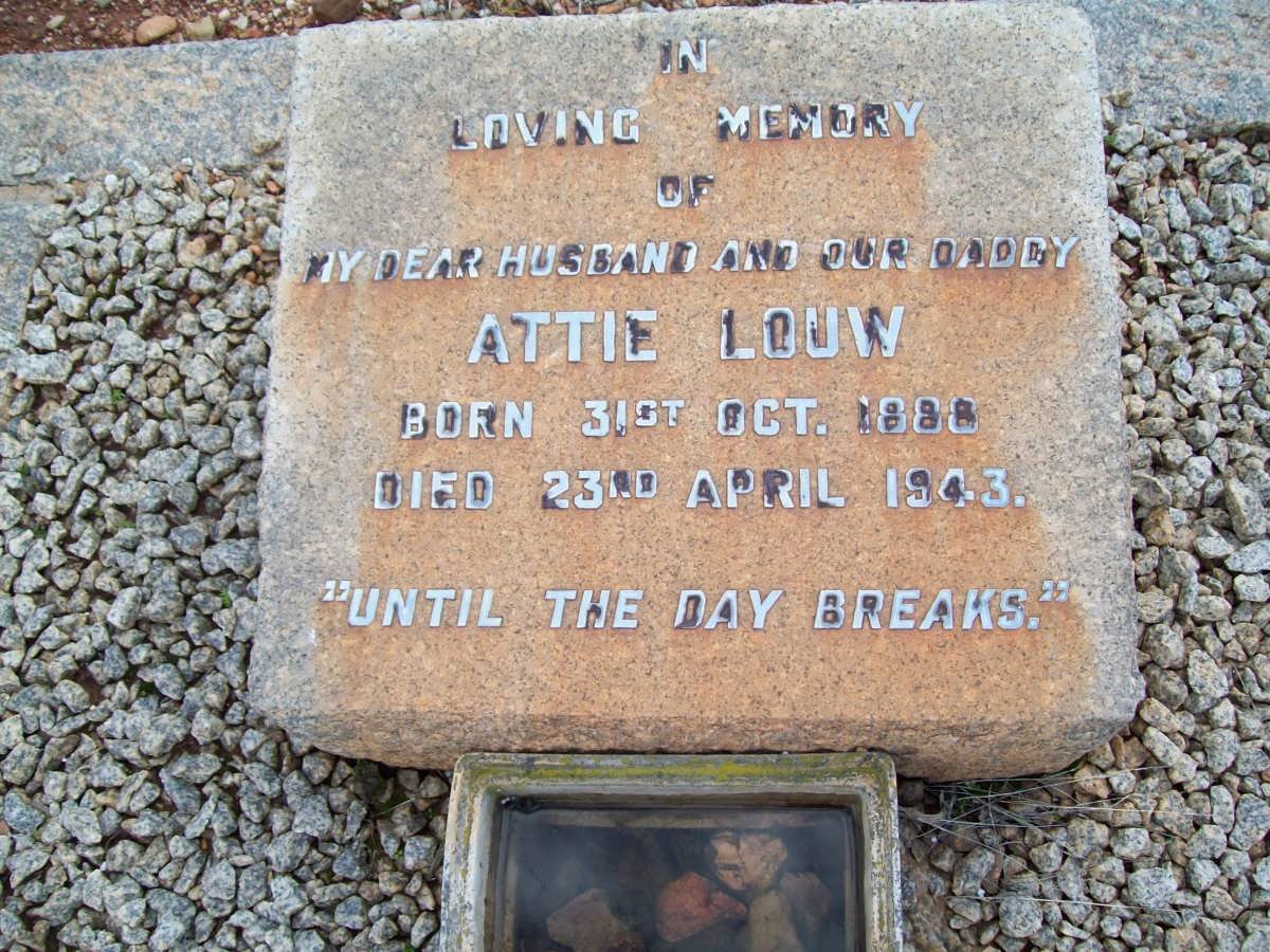 LOUW Attie 1888-1943