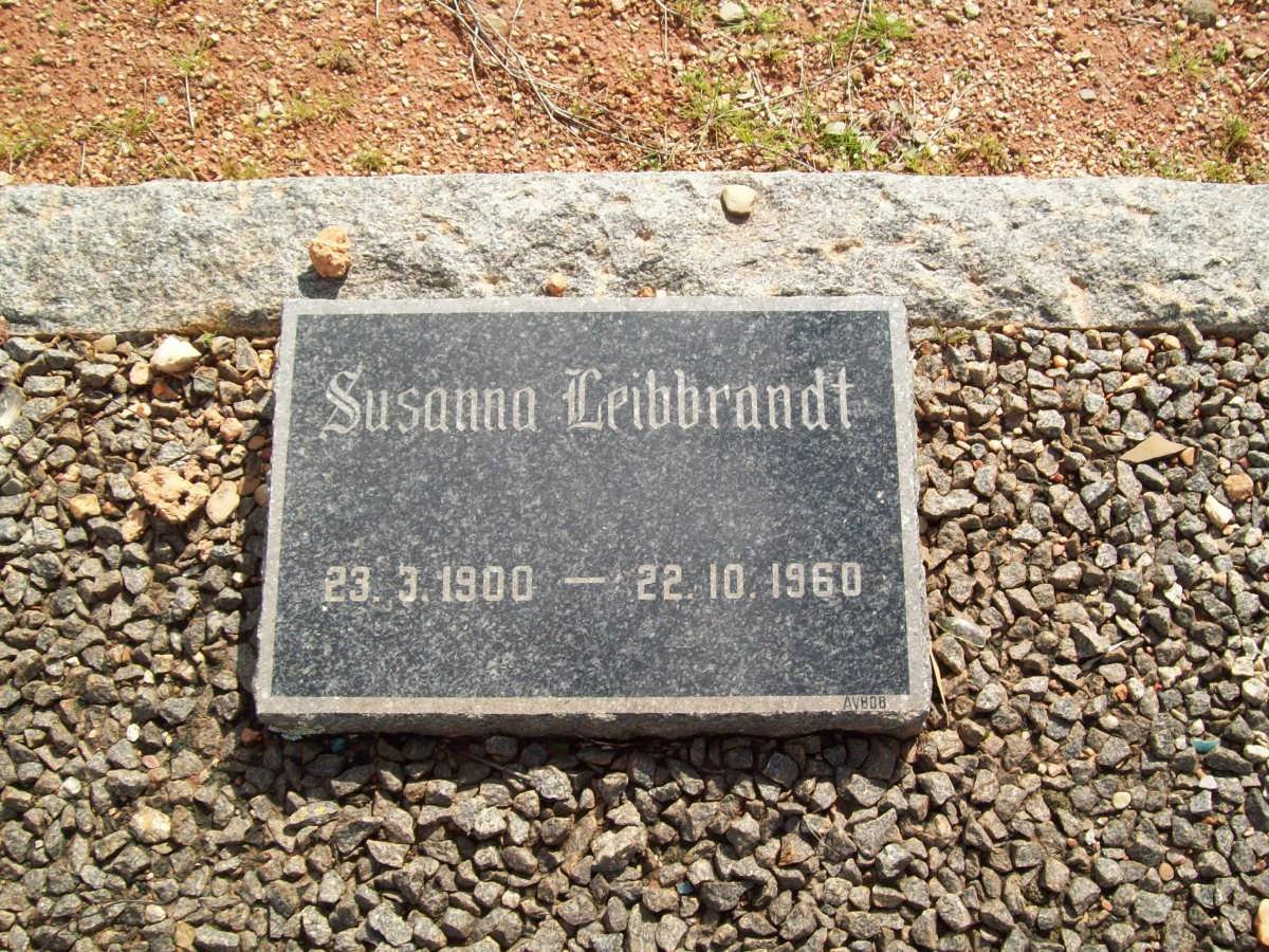 LEIBBRANDT Susanna 1900-1960