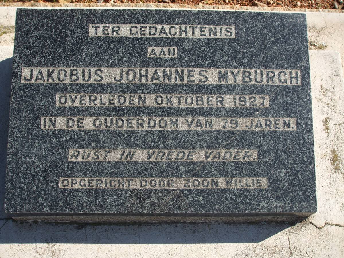 MYBURGH Jakobus Johannes -1927