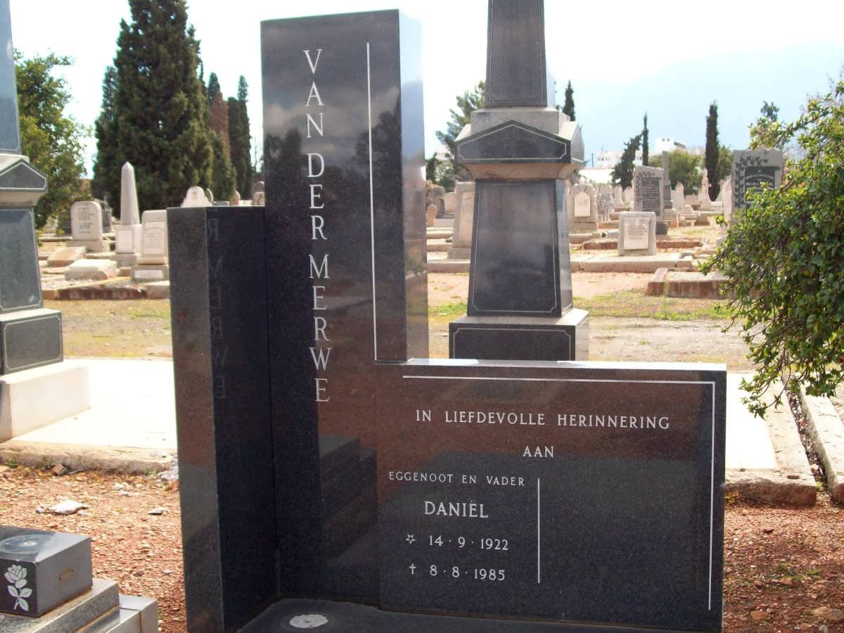 MERWE Daniel, van der 1922-1985