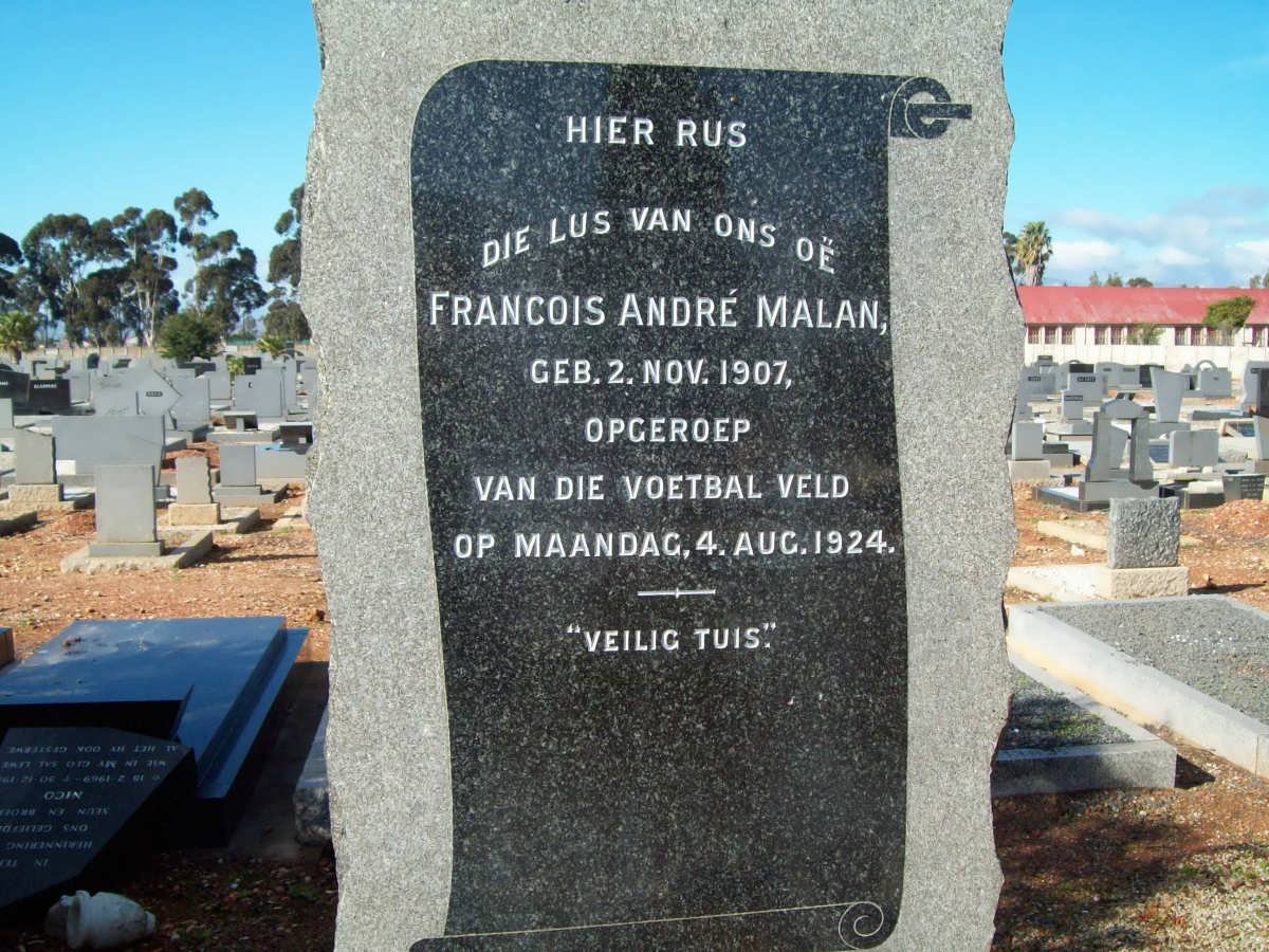MALAN Francois André 1907-1924