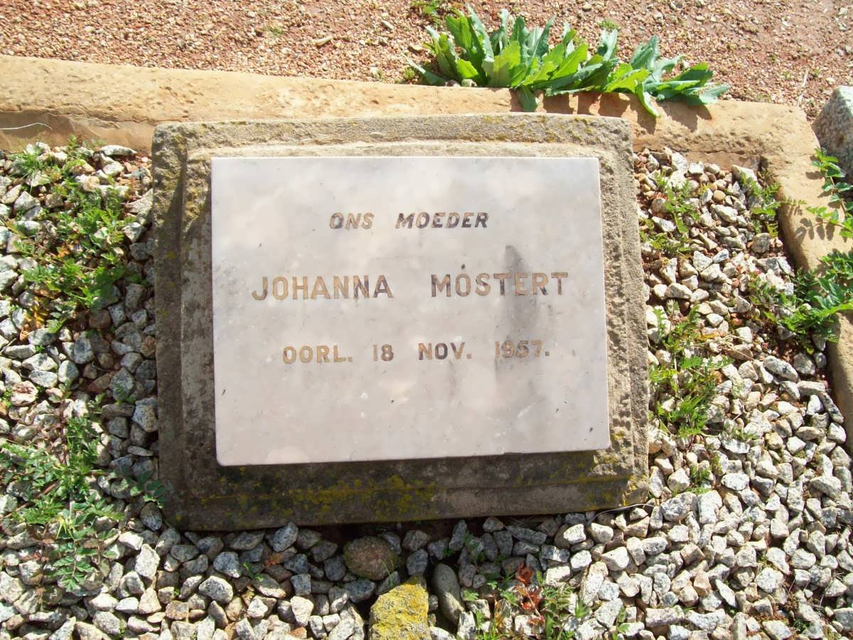 MOSTERT Johanna -1957