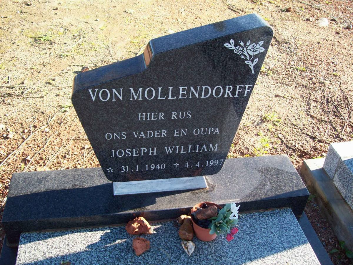 MOLLENDORFF Joseph William, von 1940-1997