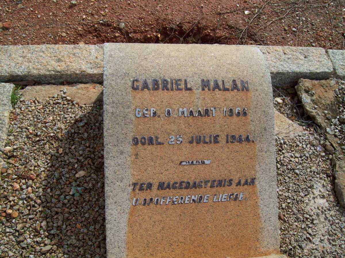 MALAN Gabriel 1866-1944