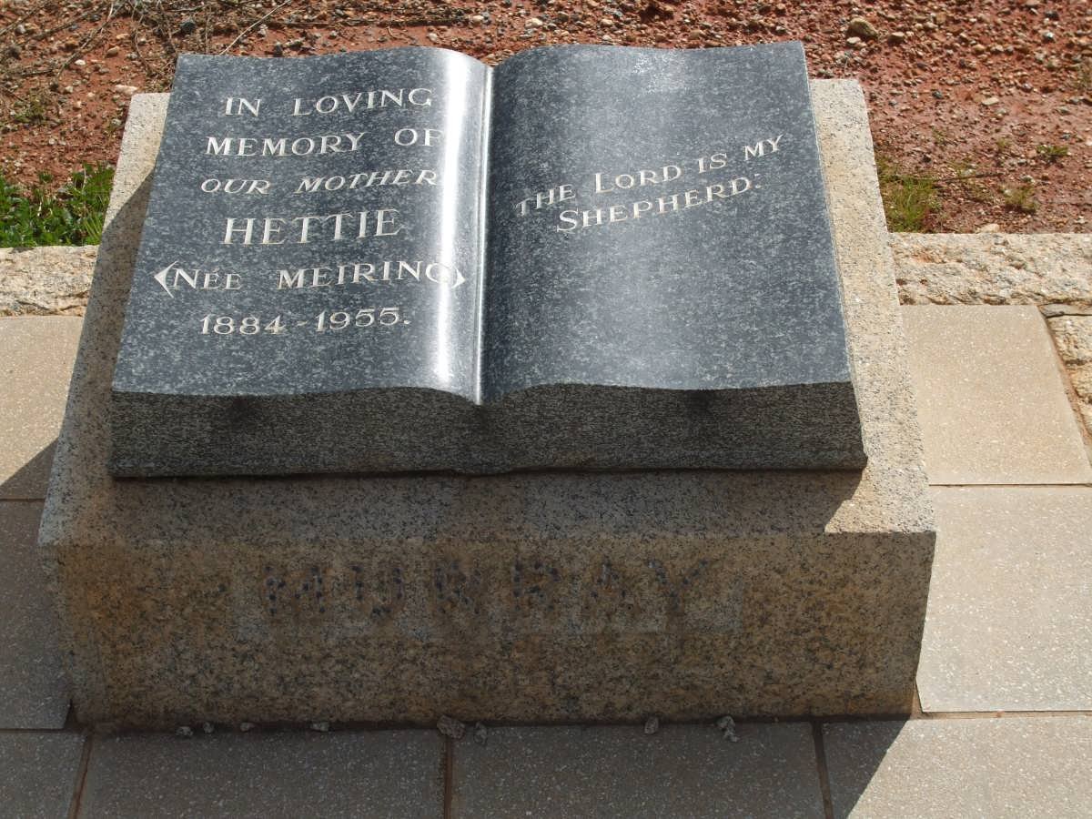 MURRAY Hettie nee MEIRING 1884-1955