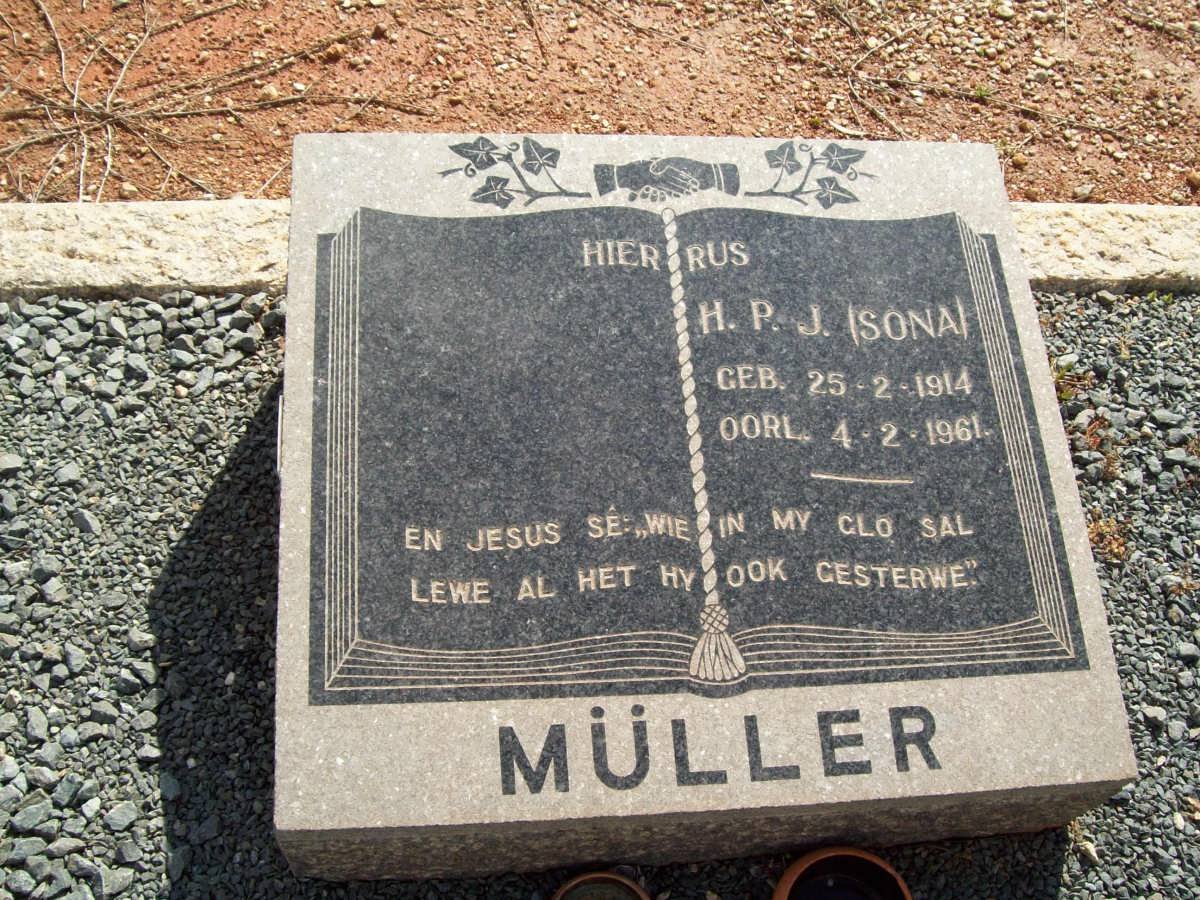 MÜLLER H.P.J. 1914-1961
