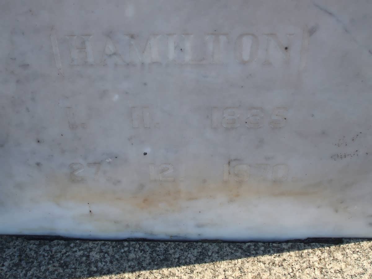 MARITZ Sophia J. nee HAMILTON 1885-1970